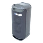 اسپیکر بلوتوثی پرقدرت Sony SRS-XV800 با طراحی ایستاده و پنل کنترل از زاویه کناری